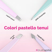 Carica l'immagine nel visualizzatore di Gallery, Brushworks Brushworks HD 4 Piece Combination Tweezer Set - Pastels