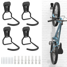 Carica l'immagine nel visualizzatore di Gallery, Housolution Appendi Bici da Muro,4 Supporti Bici da Parete in Ferro Battuto