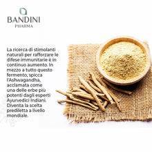 Carica l'immagine nel visualizzatore di Gallery, Bandini® Ashwagandha BIO KSM-66® Vegan (180 Capsule) - Withania Somnifera