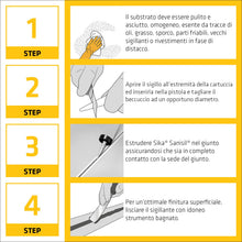 Carica l'immagine nel visualizzatore di Gallery, SIKA - Sigillante siliconico - SikaSeal-170 - Trasparente - 300ml