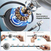 Carica l'immagine nel visualizzatore di Gallery, Minlu Retrattile Cavo di Ricarica 6 in 1, Multi Cavo di Ricarica 1,2m 4A