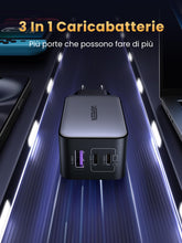Carica l'immagine nel visualizzatore di Gallery, UGREEN Nexode 65W Caricatore USB C Ricarica Rapida Alimentatore (Nero)