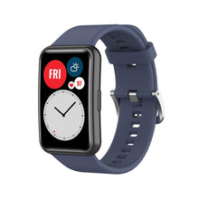 Carica l'immagine nel visualizzatore di Gallery, INF Bracciale compatibile con Huawei Watch Fit (TIA-B09/TIA-B19), cinturini con fibbia antiscivolo, cinturino in silicon