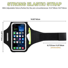 Carica l'immagine nel visualizzatore di Gallery, Bracciale Sportivo con Tasca per Auricolari, PortaCellulare per iPhone 15 Pro Max/14/13/12/11, Galaxy S24 Ultra/S23/S22,