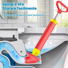Carica l'immagine nel visualizzatore di Gallery, ZhouWei Pompa Stura Scarichi a Pressione con Guanti, Stantuffo per WC Ventosa Sturalavandini Sturalavandini a Pressione 
