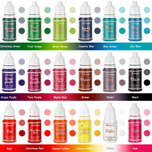 Carica l'immagine nel visualizzatore di Gallery, Coloranti Alimentari a 18 Colori x 10ML,Colorante Alimentare Vívido Concentrati Liquido per Decorare Torte,Cucinare,Glas