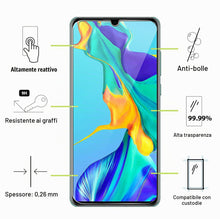 Carica l'immagine nel visualizzatore di Gallery, Vetro Temperato per Huawei P30 Lite [3 Pezzi] Vetrino Protettivo Pellicola Protezione Schermo