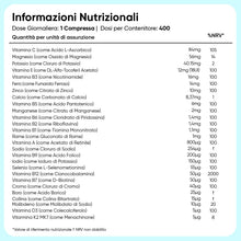 Carica l'immagine nel visualizzatore di Gallery, Multivitaminico Completo in 400 Micro Compresse Vegane (per +1 Anno)