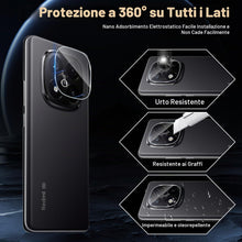 Carica l'immagine nel visualizzatore di Gallery, Aerku Pellicola Vetro Temperato per Xiaomi Redmi Note 14 Pro Plus 5G/14 Pro+ 5G, Pellicola Fotocamera, [2+2 Pezzi] 9H An