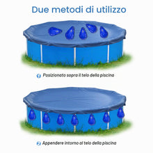 Carica l'immagine nel visualizzatore di Gallery, TZEKING 12 Pezzi Borsa per Pesi da Piscina,Sacchi Appesi per Teli per Piscine a Tenuta Stagna,con Ganci Borse per L'Acqu