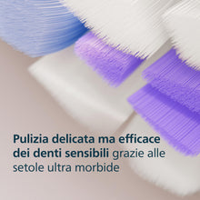 Carica l'immagine nel visualizzatore di Gallery, PHILIPS Sonicare S2 Sensitive, testine di ricambio originali, bianco, confezione da 2, HX6052/87, Nuovo, 2 Testine