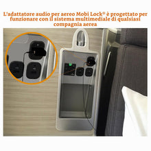 Carica l'immagine nel visualizzatore di Gallery, 2 Pezzi Adattatori per Cuffie da Aereo Placcati Oro, Audio in Volo
