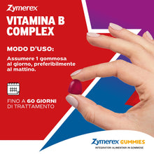 Carica l'immagine nel visualizzatore di Gallery, Zymerex VITAMINE B COMPLEX Gummies | 60 gommose | Metabolismo energetico | Sistema immunitario | Energia quotidiana | Se
