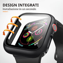 Carica l'immagine nel visualizzatore di Gallery, Mugust [3 Pezzi] Cover Con Vetro Temperato per Apple Watch SE3/SE2/SE/Serie 6/Serie 5/Serie 4 44mm, Custodia Rigida Prot
