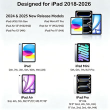 Carica l'immagine nel visualizzatore di Gallery, Penna Stilo per iPad (2018-2026), con Rifiuto del Palmo e Sensibilità all'Inclinazione, Penna di Ricarica Veloce per ipa