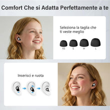 Carica l'immagine nel visualizzatore di Gallery, Tappi Orecchie Dormire, 2026 Nuovo 45dB Antirumoreper Tappi Orecchie Riutilizzabili, per Meditazione/Viaggi/Lavoro/Studi
