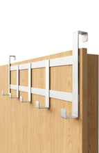Carica l'immagine nel visualizzatore di Gallery, 4smile Appendiabiti da porta - attaccapanni inox salvaspazio per appendere - appendini da porta, ganci appendiabiti da p