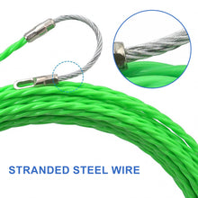Carica l'immagine nel visualizzatore di Gallery, Sonda Passacavi,30m Sonda Passacavi Professionale,4mm Sonda Elettricista,con 1 Molla di Guida,Sonda Tiracavi Cavo, Molla