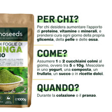 Carica l'immagine nel visualizzatore di Gallery, Polvere di Foglie di Moringa Oleifera BIO 1kg | Vitamine, Capelli e Pelle