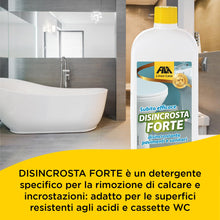 Carica l'immagine nel visualizzatore di Gallery, FILA Solutions DISINCROSTA FORTE Disincrostante WC Sanitari Gres - 1L