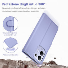 Carica l'immagine nel visualizzatore di Gallery, SineOrdo Cover compatible con Xiaomi Redmi 17 4G / 5G Custodia, Custodia Xiaomi Redmi 17 4G / 5G Cover Libro Portafoglio