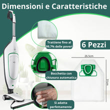 Carica l'immagine nel visualizzatore di Gallery, NAMAI - Set di 6 Sacchetti Compatibili con Folletto VK200 e VK220s