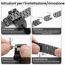 Carica l'immagine nel visualizzatore di Gallery, BDIG Cinturino in Metallo Compatibile con Xiaomi Smart Band 9 Active/Redmi Smart Band 3,Senza Gap Cinturino di ricambio 