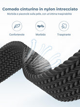 Carica l'immagine nel visualizzatore di Gallery, Cinturino Compatibile con Xiaomi Redmi Watch 6/5/4 e Smart Band 9/8 Pro, Cinturino in Tessuto Elastico Intrecciato con C