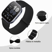 Carica l'immagine nel visualizzatore di Gallery, 5 pezzi di ricambio per Amazfit Bip 6/Bip 5 Unity, tessuto elastico di ricambio per Amazfit GTR 4/GTR 3/3 Pro/2GTR 47 mm