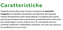 Carica l'immagine nel visualizzatore di Gallery, Flortis Trappola pesciolini d'Argento. Kit 3 unità di trappole per pesciolini Argento. Disinfestazione casa Anti pesciol