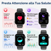 Carica l'immagine nel visualizzatore di Gallery, Orologio Smartwatch Uomo Donna con Videocamera: 1.91" Dynamic Quadrante Smart Watch per Cuffie Bluetooth Chiamate Foto M