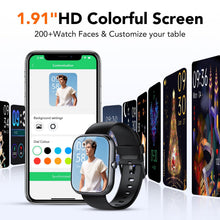 Carica l'immagine nel visualizzatore di Gallery, Smartwatch Uomo Donna, 1.91''AI Orologio Smartwatch con Effettua/Risposta Chiamate, 115+ Modalità Sportive Fitness Track