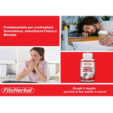Carica l'immagine nel visualizzatore di Gallery, Fitoherbal Vitamina B Complex 400 Mini Compresse, Integratori Stanchezza