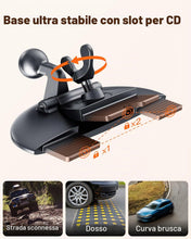 Carica l'immagine nel visualizzatore di Gallery, APPS2Car Porta Cellulare Auto Magnetico per MagSafe, Supporto Telefono per Lettore CD con Rotazione a 360°, Magnete Pote