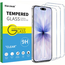 Carica l'immagine nel visualizzatore di Gallery, 3 Pezzi Vetro Temperato Compatibile per iPhone 18 Pro, iPhone 17, iPhone 17 Pro, iPhone 16 Pro, Pellicola Proteggi Prote