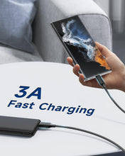 Carica l'immagine nel visualizzatore di Gallery, RAVIAD Cavo USB Type-C, Cavo USBA a USBC Lungo 3.1A Ricarica Rapida [3M]
