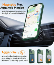 Carica l'immagine nel visualizzatore di Gallery, CANSHN Cover Magnetica per iPhone 15 Plus, Compatibile con MagSafe, [Protezione Completa Della Fotocamera], Custodia Tra