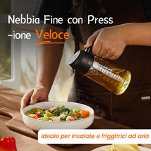 Carica l'immagine nel visualizzatore di Gallery, TrendPlain Spruzzino Olio per Friggitrice Aria 470ml, Dosatore Olio 2 in 1, Oliera Spray per Cucina, Insalata e Aceto, A