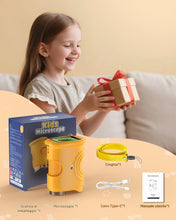 Carica l'immagine nel visualizzatore di Gallery, 1000X Digitale Microscopio Bambini Portatile: Lente Ingrandimento Tascabile con 2.0" IPS Pollici ＆ 8 LED Luce - Natale R