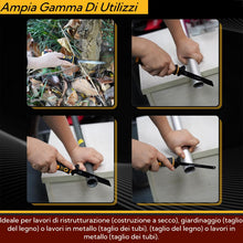 Carica l'immagine nel visualizzatore di Gallery, Magicbox Sega a Mano 8 in 1 per Metallo e Legno, 8 Lame Intercambiabili
