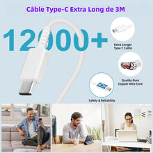 Carica l'immagine nel visualizzatore di Gallery, 2 Pezzi 45W USB C Caricatore Caricabatterie Rapido Caricabatterie Veloce con 3M Cavo per Samsung Galaxy S26 S25 S24 S23 