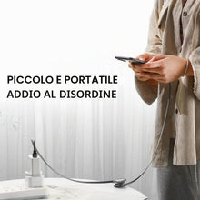 Carica l'immagine nel visualizzatore di Gallery, SDBAUX Cavo USB C a Ricarica Rapida 1M, QC 3.0(3A) da USB A a USB Tipo C Cavo di Retrattile per Auto Carplay, iPhone Ser