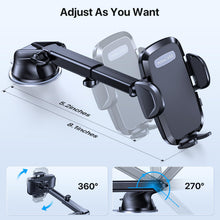 Carica l'immagine nel visualizzatore di Gallery, Miracase Supporto Universale per Telefono Auto [Potente Ventosa] Porta Cellulare Doppio Gancio Metallico per Cruscotto P