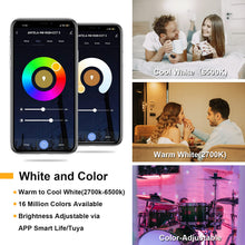 Carica l'immagine nel visualizzatore di Gallery, ANTELA Lampadine Alexa E27 Smart WiFi LED 9 W 806 lm