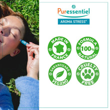 Carica l'immagine nel visualizzatore di Gallery, Puressentiel Roller Aroma Stress ai 12 Oli Essenziali dai 7 anni 5 ml