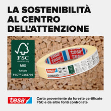 Carica l'immagine nel visualizzatore di Gallery, Tesa Nastro per Mascheratura Standard - Nastro in Carta per Mascheratura, Rimozione senza Residui per 2 Giorni, senza So