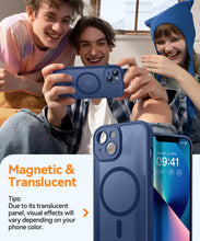 Carica l'immagine nel visualizzatore di Gallery, CANSHN Magnetica Cover per iPhone 13 Mini(5.4 Pollici), [Protezione Completa Della Fotocamera] Custodia Traslucida Opaca