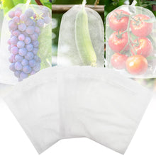 Carica l'immagine nel visualizzatore di Gallery, TZEKING 100 Pezzi Sacchetto di Protezione Dell'Uva,20x30cm Tessuto Non Tessuto Sacchetto di Protezione della Frutta,Pian
