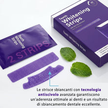 Carica l'immagine nel visualizzatore di Gallery, Strisce Sbiancanti per Denti, 14 Strisce per Uno Sbiancamento Rapido, Sicure per Lo Smalto Dentale Denti Bianchi