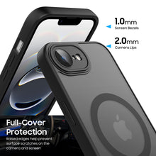 Carica l'immagine nel visualizzatore di Gallery, Amzpas Cover Magnetic per iPhone 16e/17e, Custodia Protettiva Completa con Magsafe,Traslucida Opaca Posteriore Sottile A